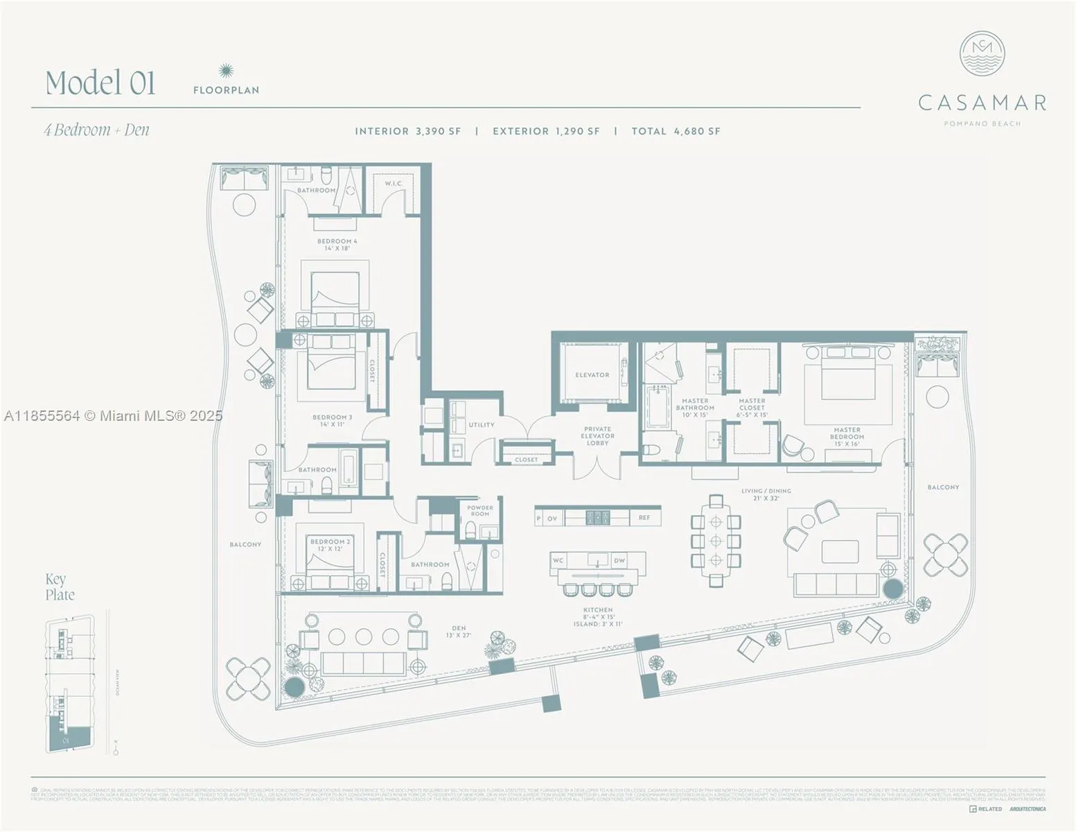900 N Ocean Blvd, #801