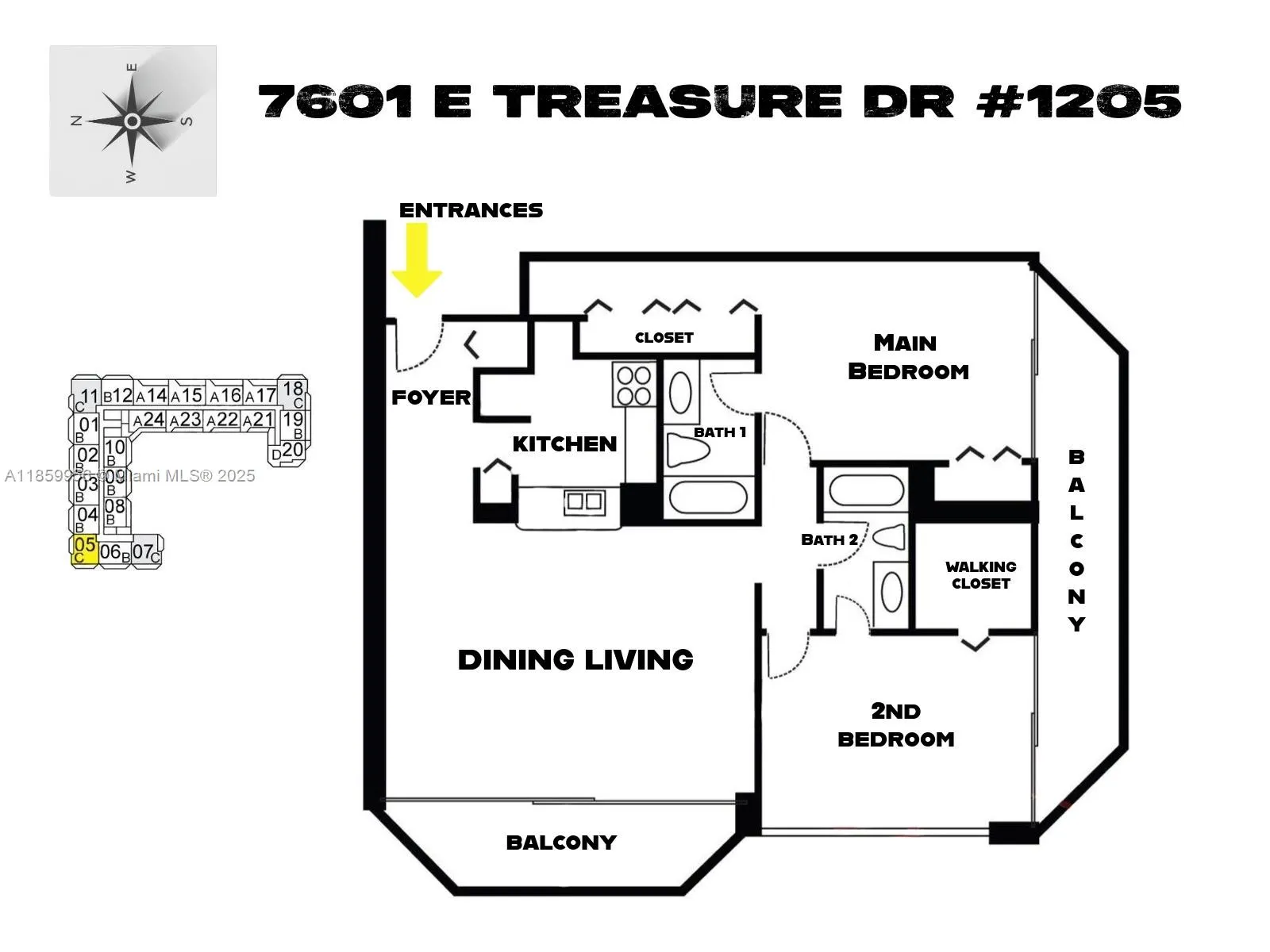7601 E Treasure Dr, #1205