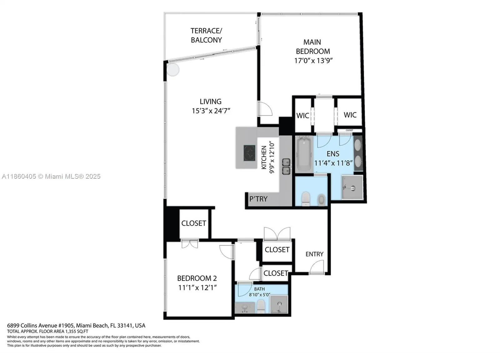 6899 Collins Ave, #1905