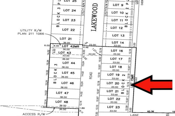 Lot 20 Block 2 Lakewood Circle, Strathmore