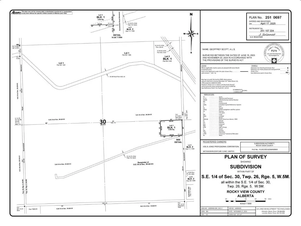 Range Rd 55 - Forestry Trunk Rd (SE 30-26-5-5)