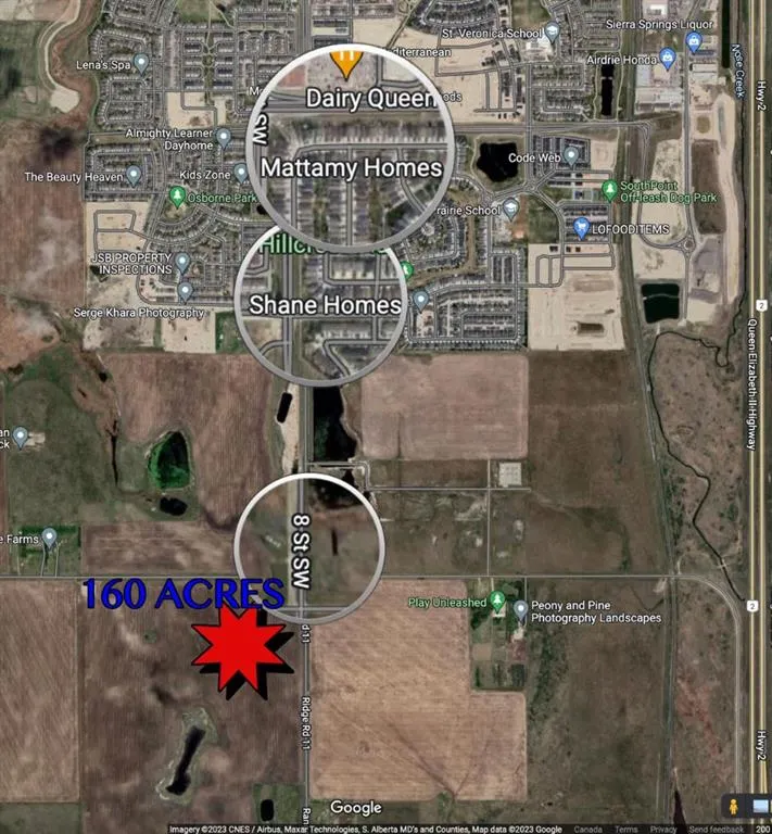 Range road 11 264 Township