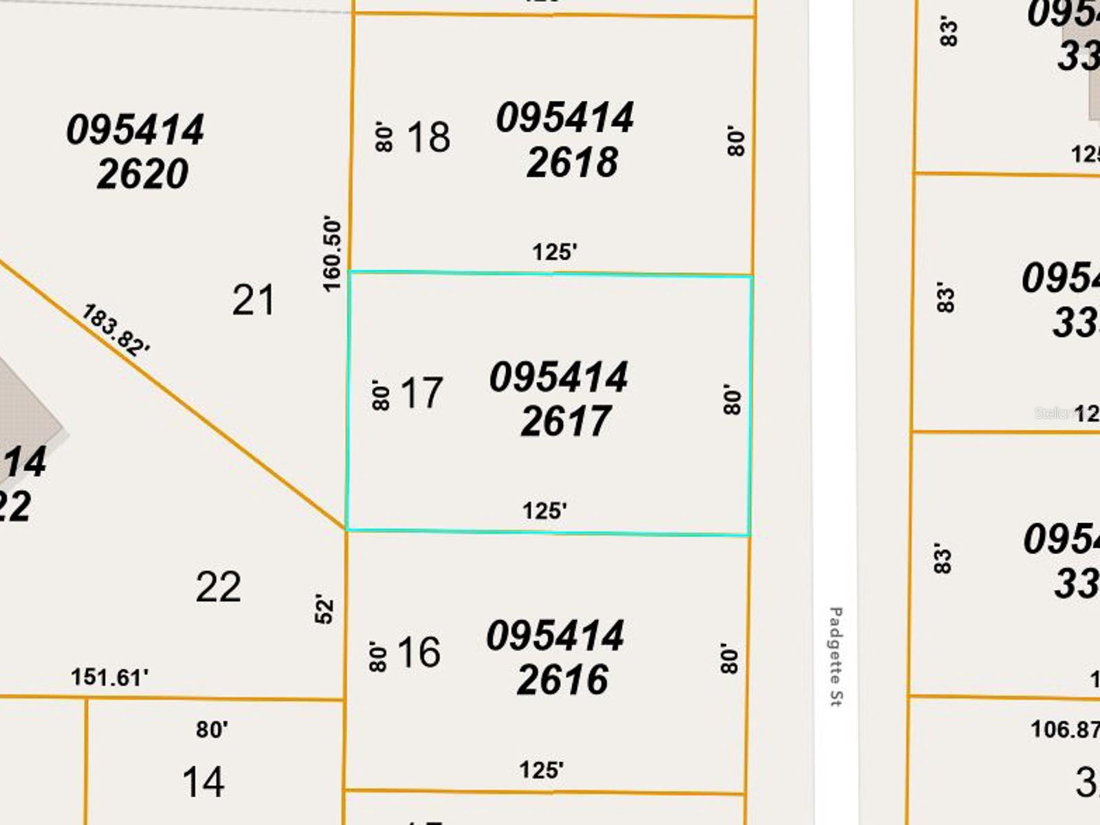 LOT 17 PADGETTE ST