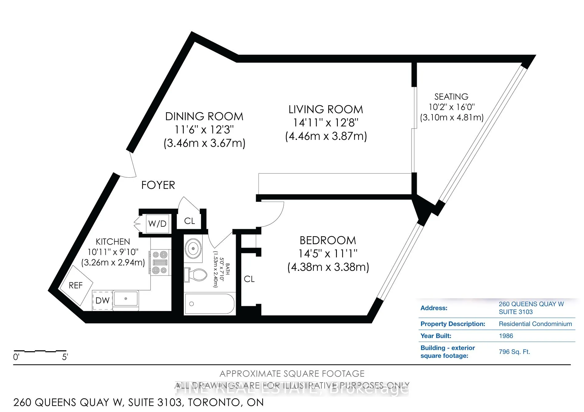 260 Queens Quay W, #3103