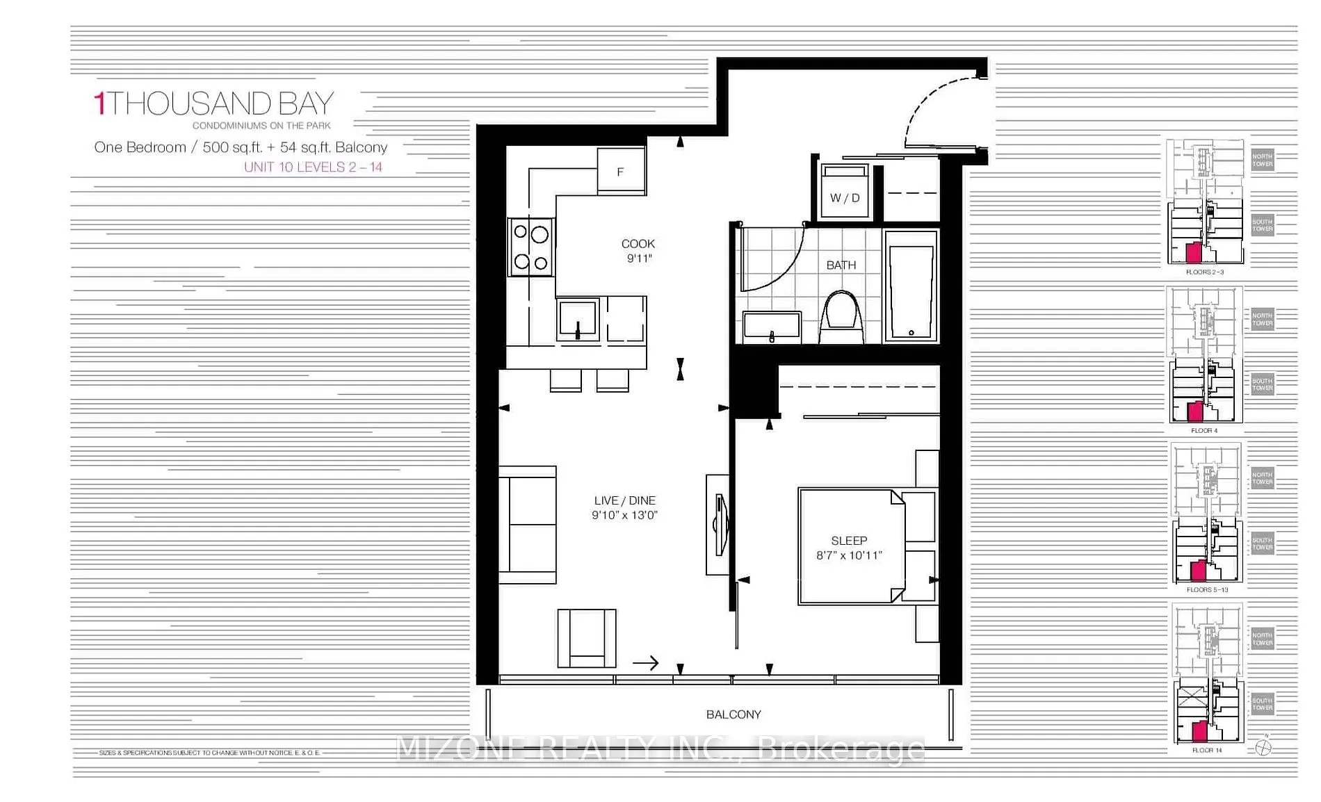 57 St. Joseph Street, #1110