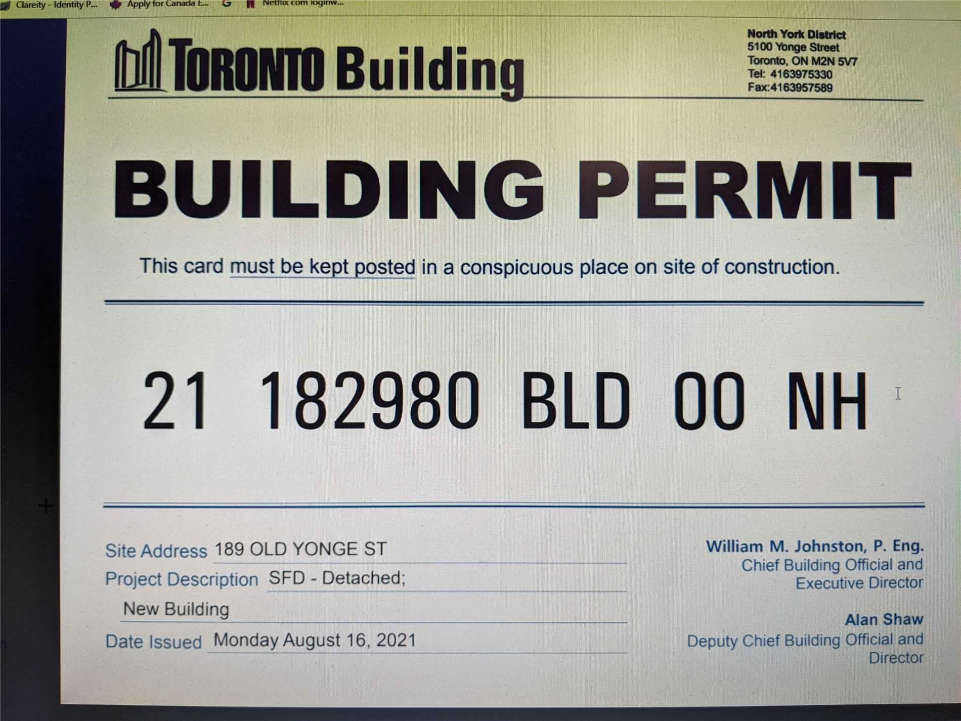189 Old Yonge St