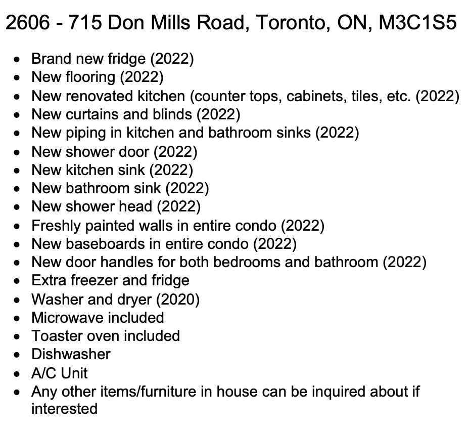 715 Don Mills Rd, #2606