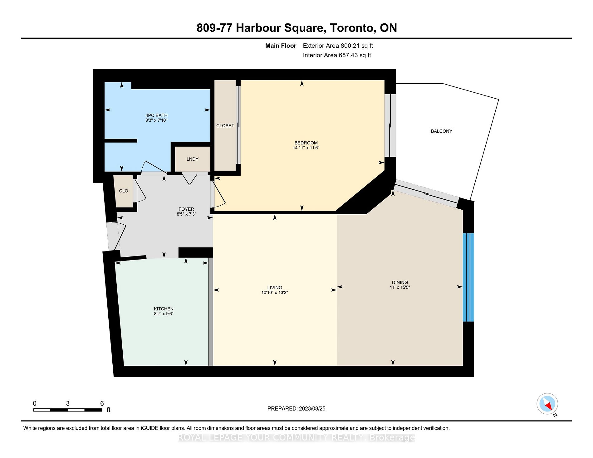 77 Harbour Sq W, #809