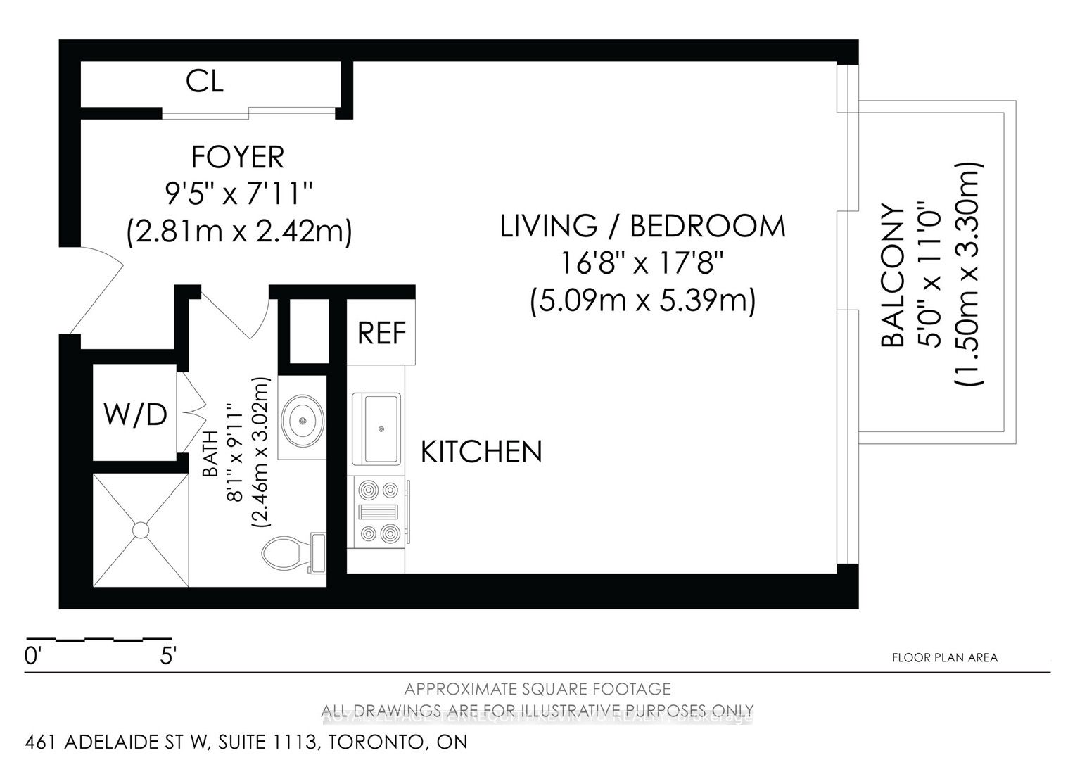 461 Adelaide St W, #1113