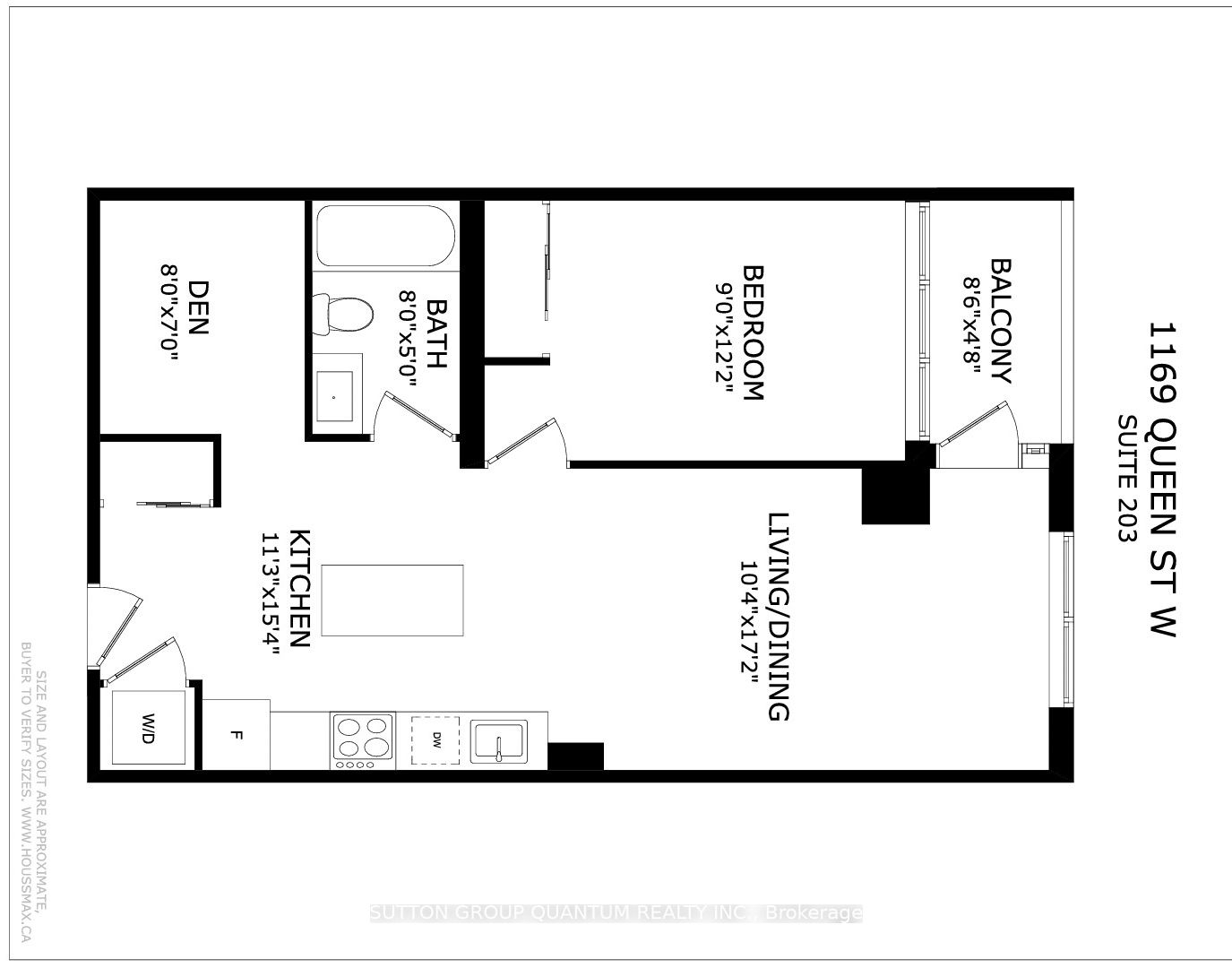 1169 Queen St W, #203