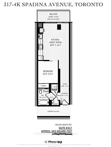 4K Spadina Ave, #317
