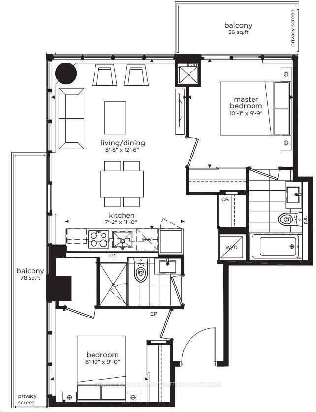 99 Broadway Ave, #1509