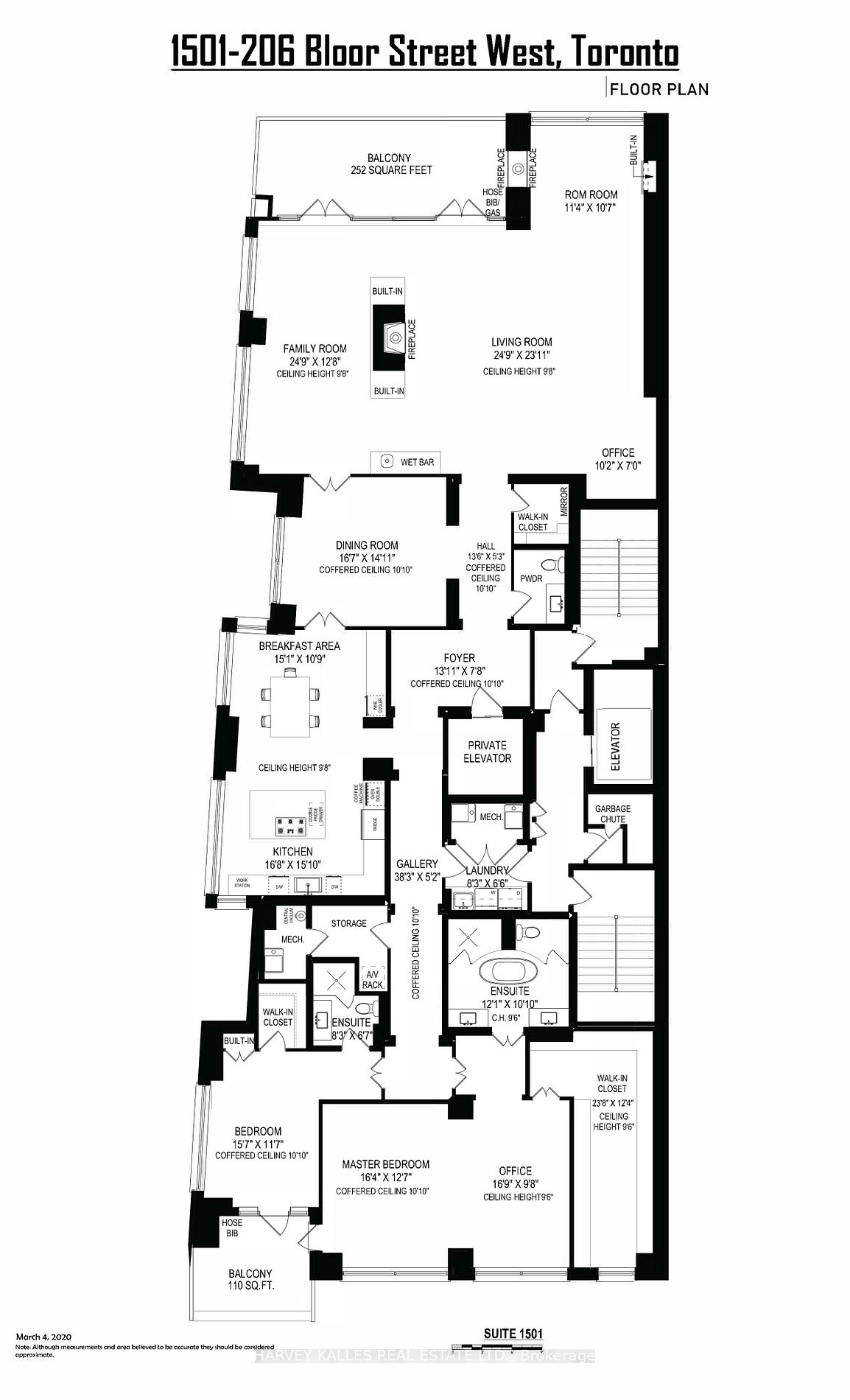 206 Bloor Street W #1501