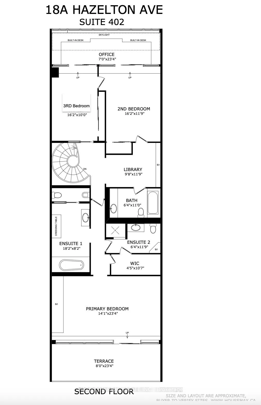 18A Hazelton Avenue, #402