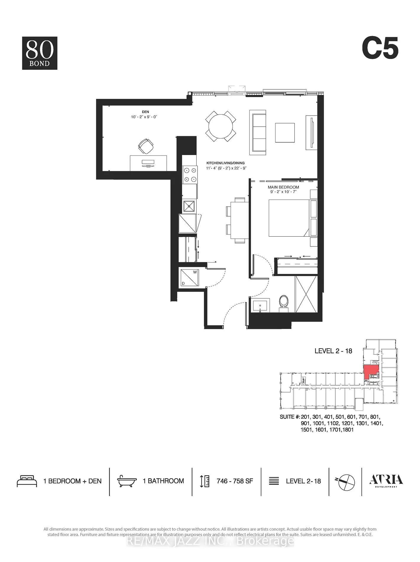 80 Bond Street E, #1501