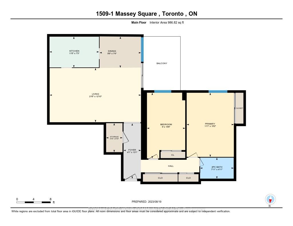 1 Massey Sq, #1509