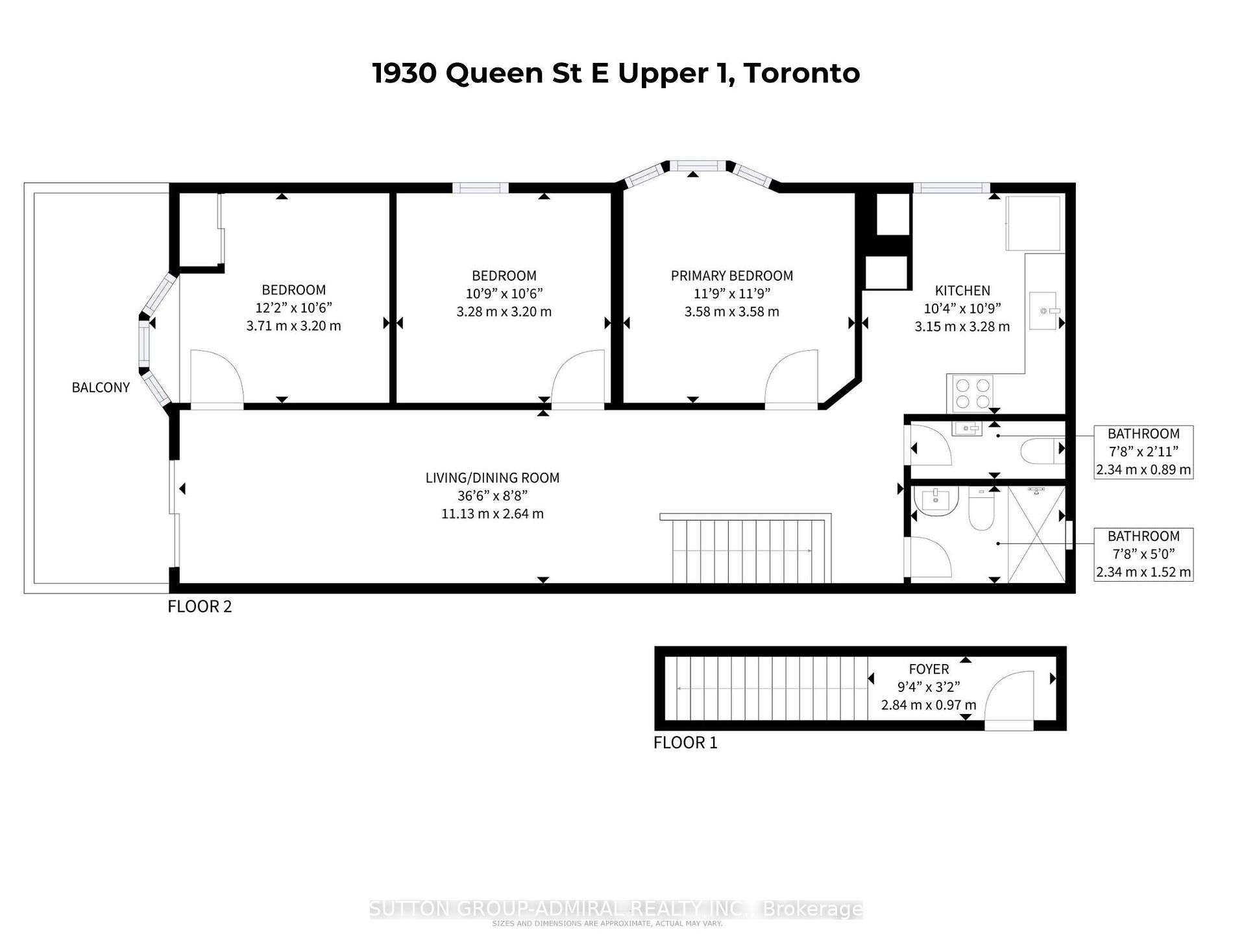 1930 Queen Street E #Upper 1
