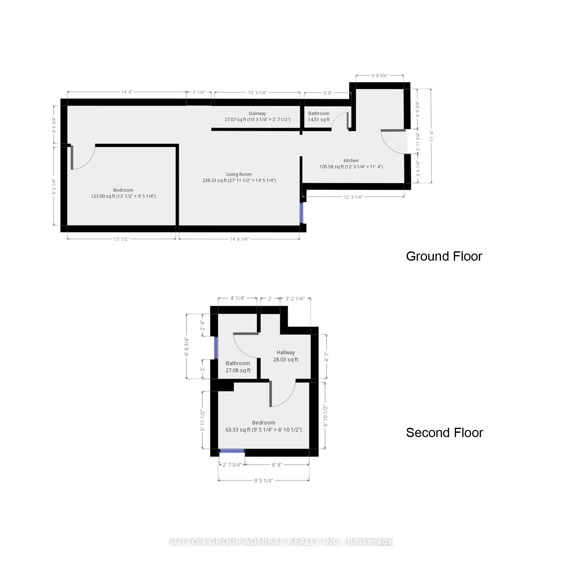 1934 Queen St E, #Upper