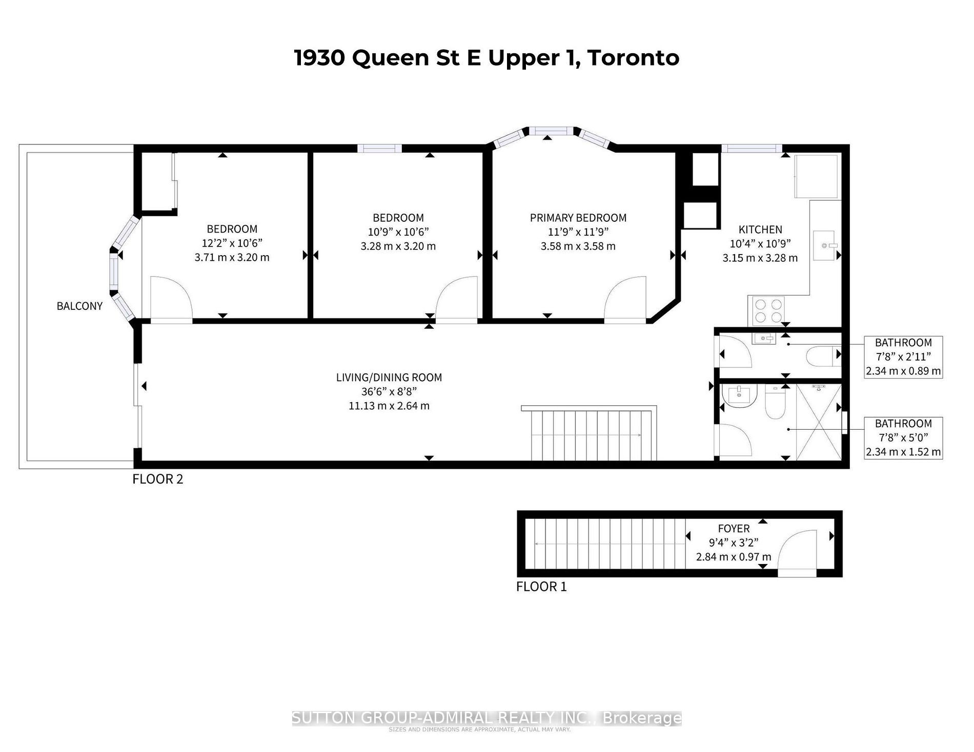1930 Queen Street E #Upper 1