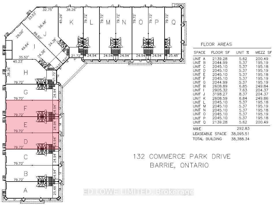 132 COMMERCE PARK Dr, #D, E, F