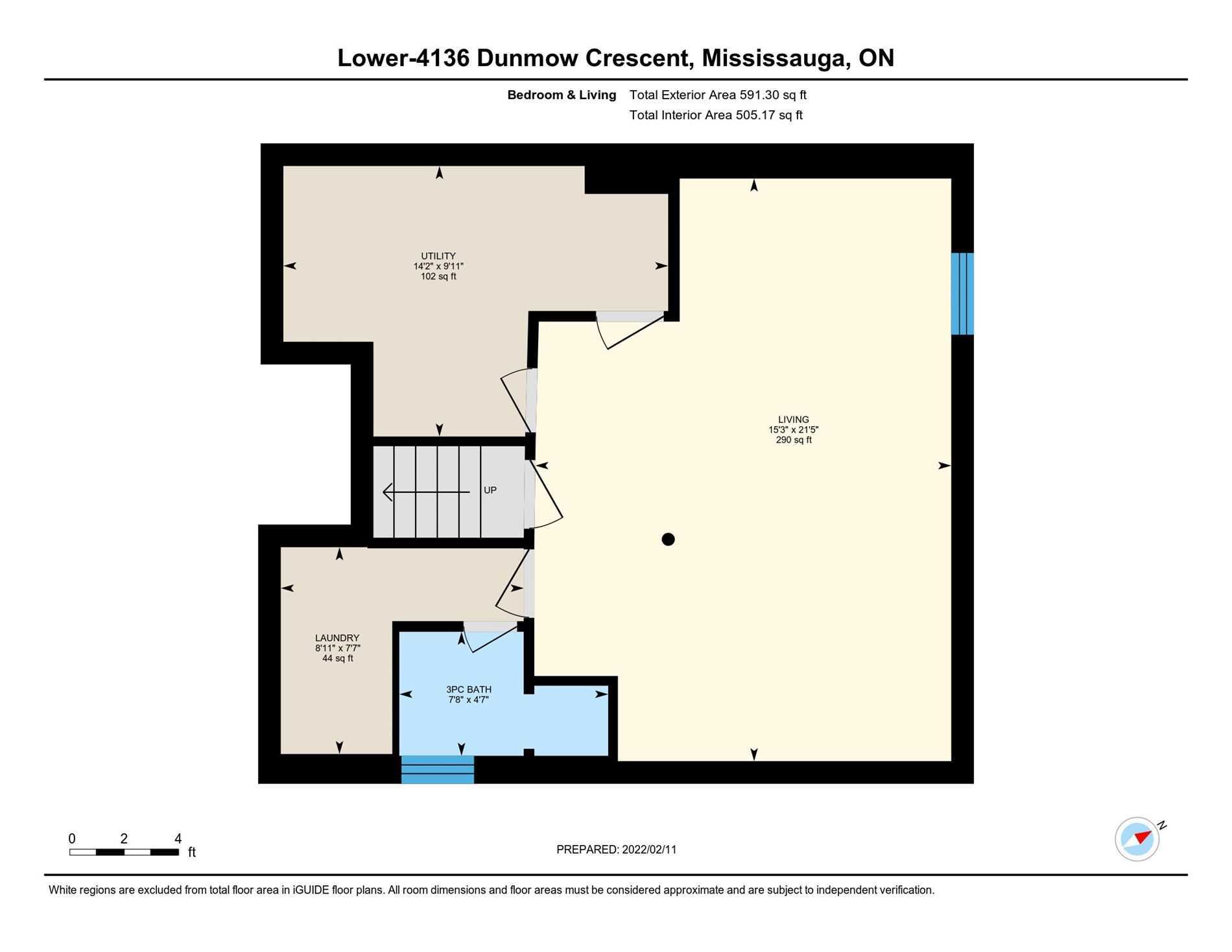 4136 Dunmow Cres, #Lower