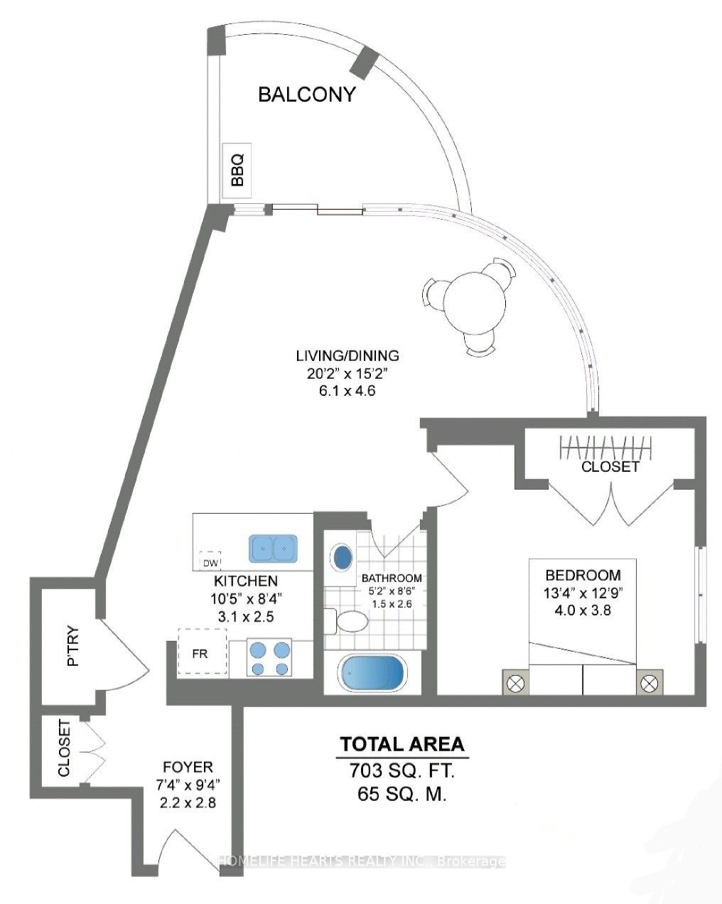 2083 Lake Shore Blvd W, #1212