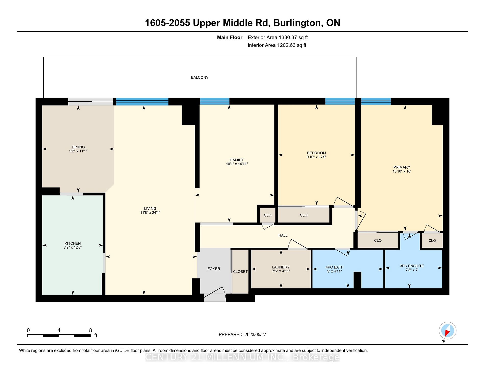 2055 Upper Middle Road, #1605