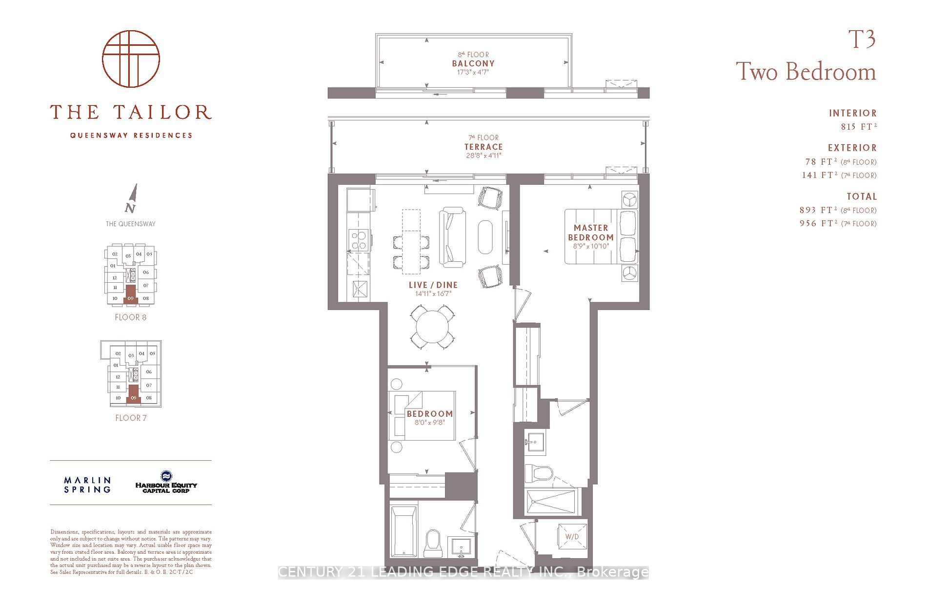 1195 The Queensway, #809