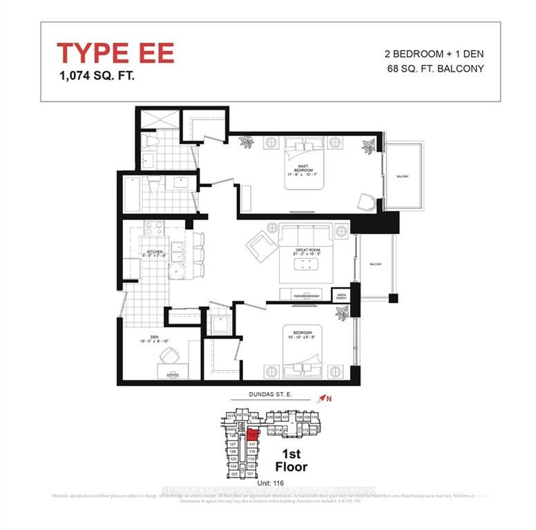 460 Dundas St E, #116