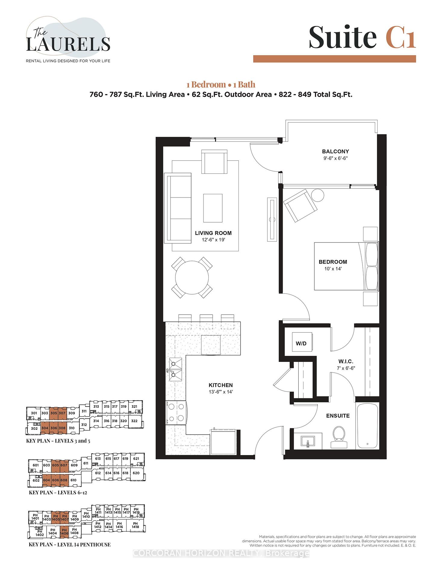 460 Columbia St W, #1406