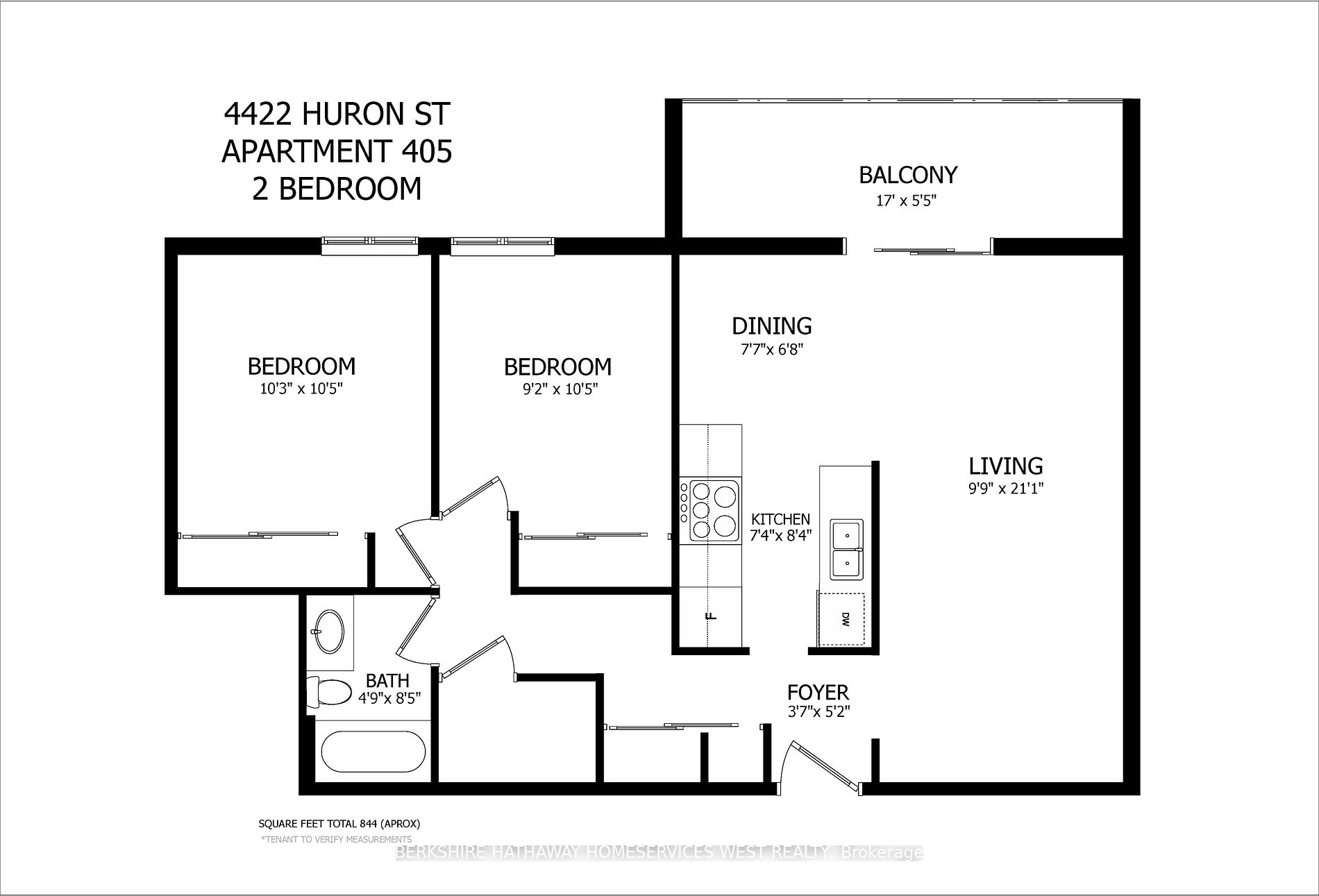 4422 Huron St, #405