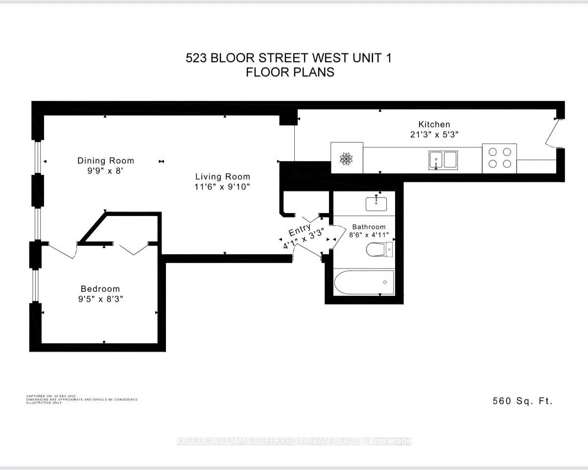 523 Bloor Street W #1