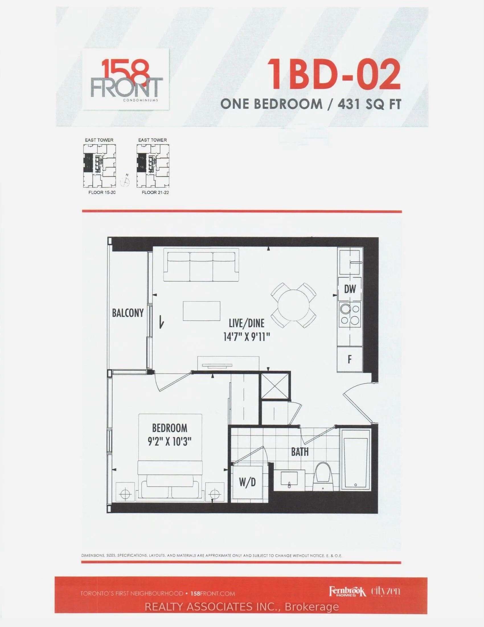 158 Front Street E, #1816