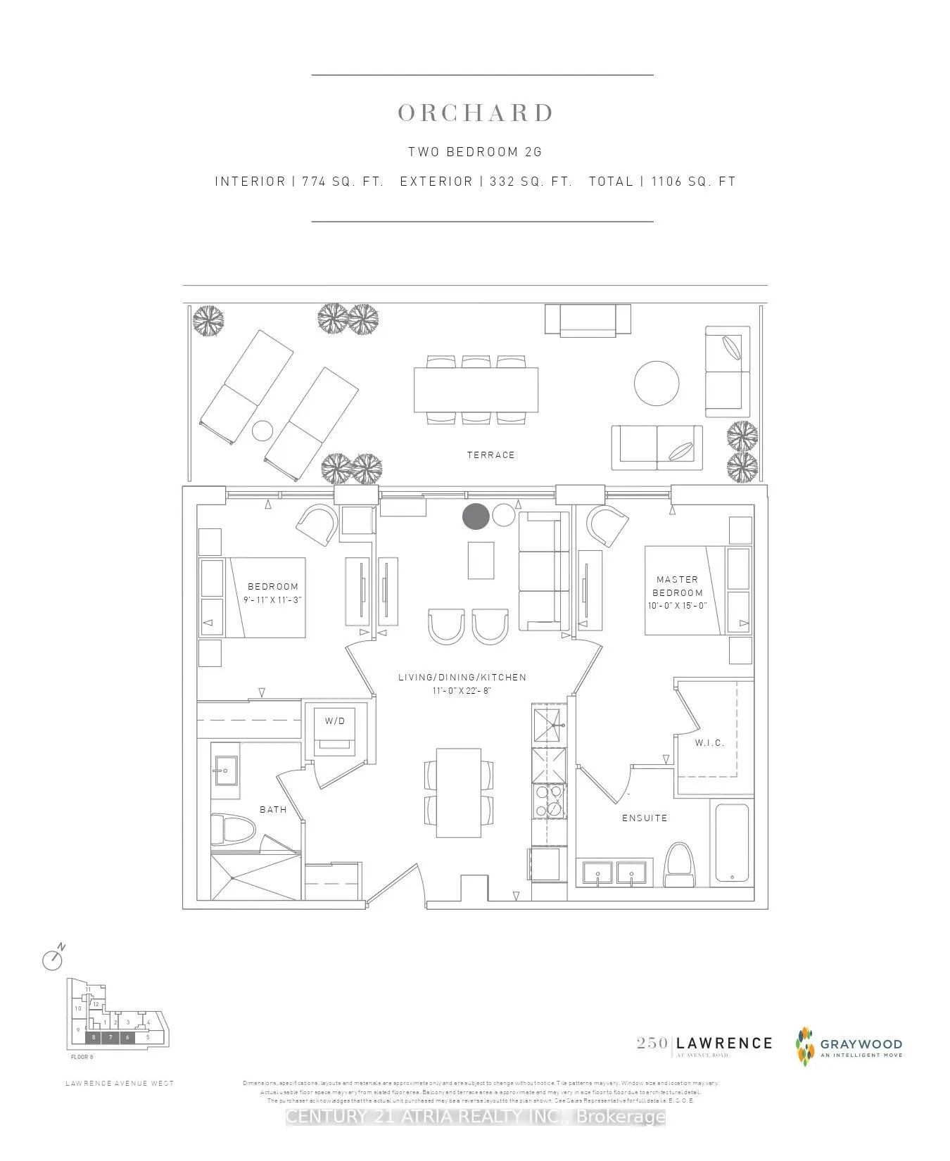 250 Lawrence Avenue, #808