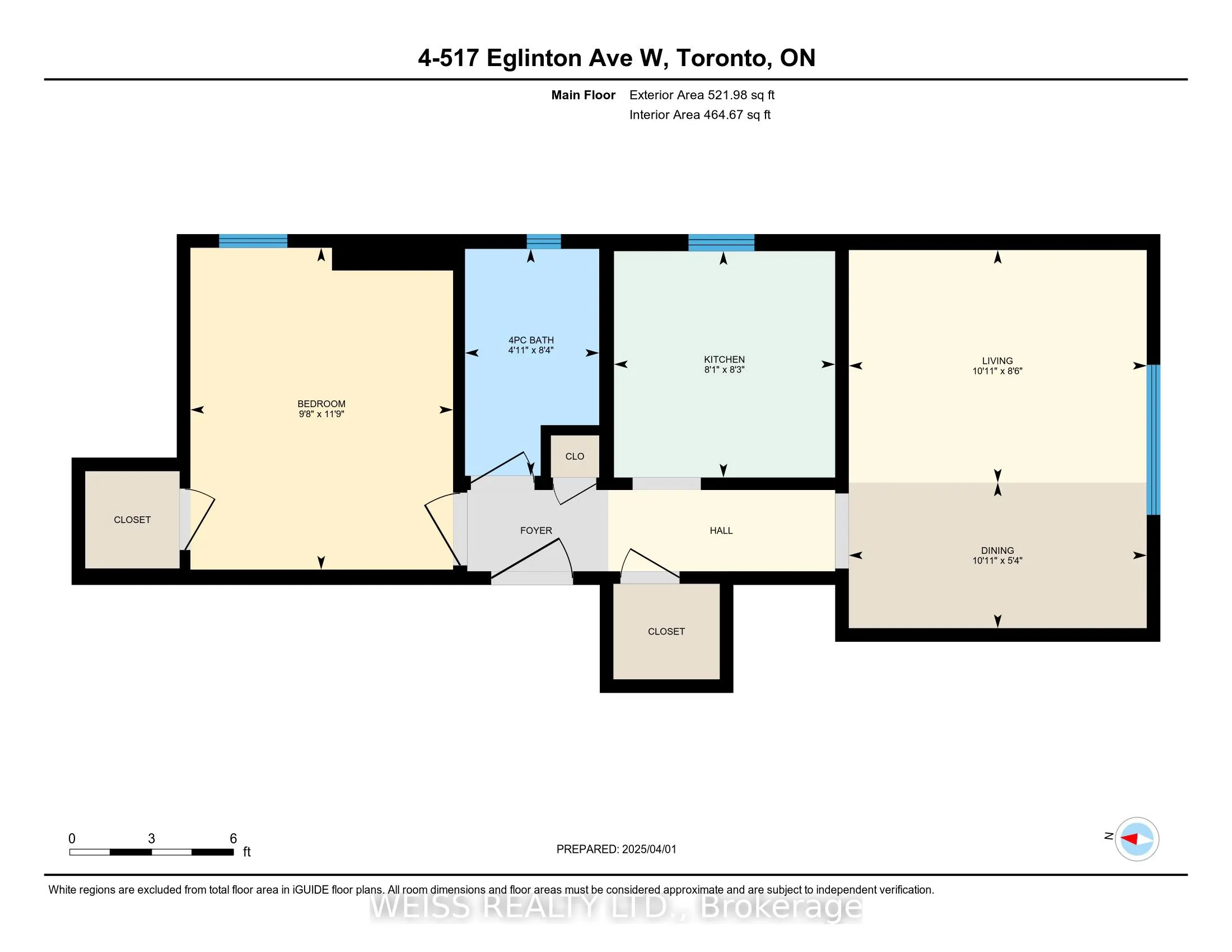 517 Eglinton Avenue W, #4