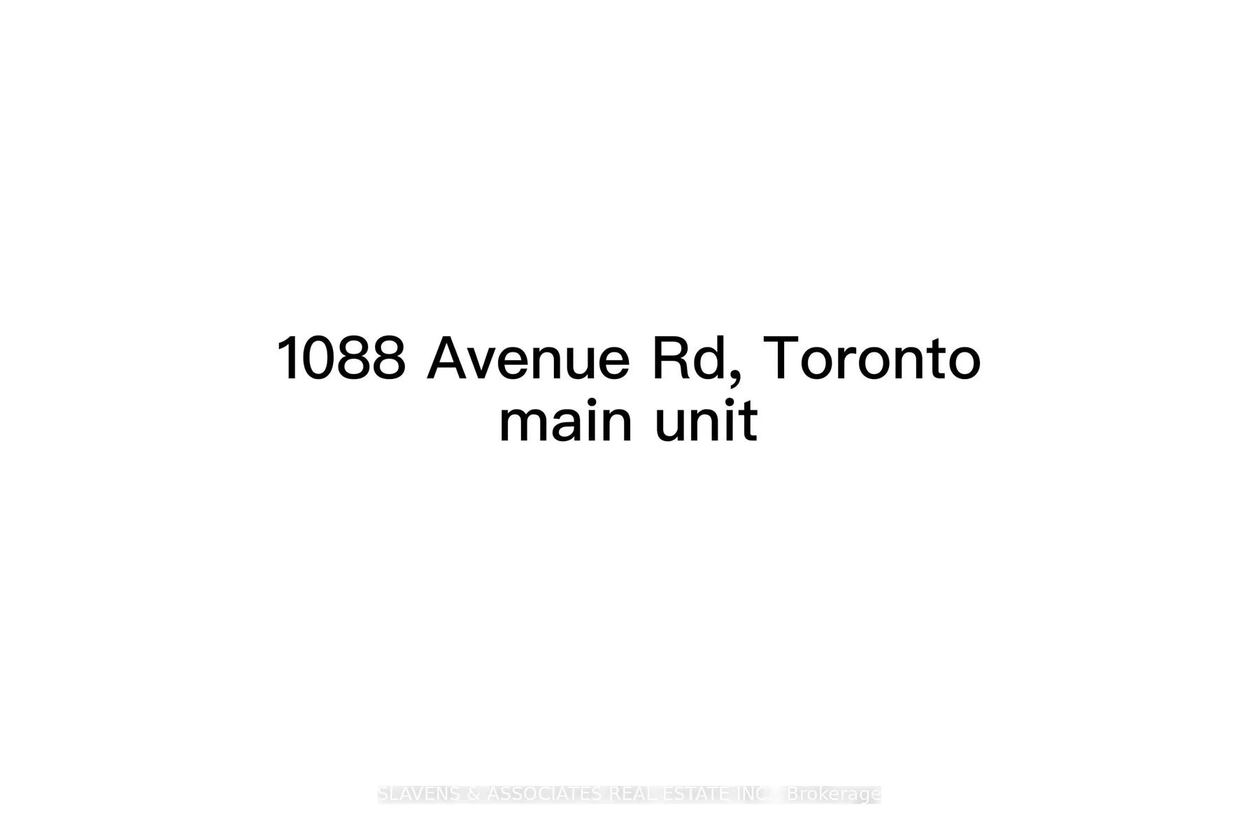 1088 Avenue Road