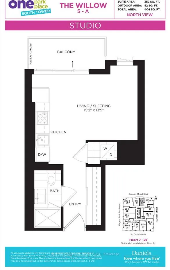 55 Regent Park Boulevard, #911