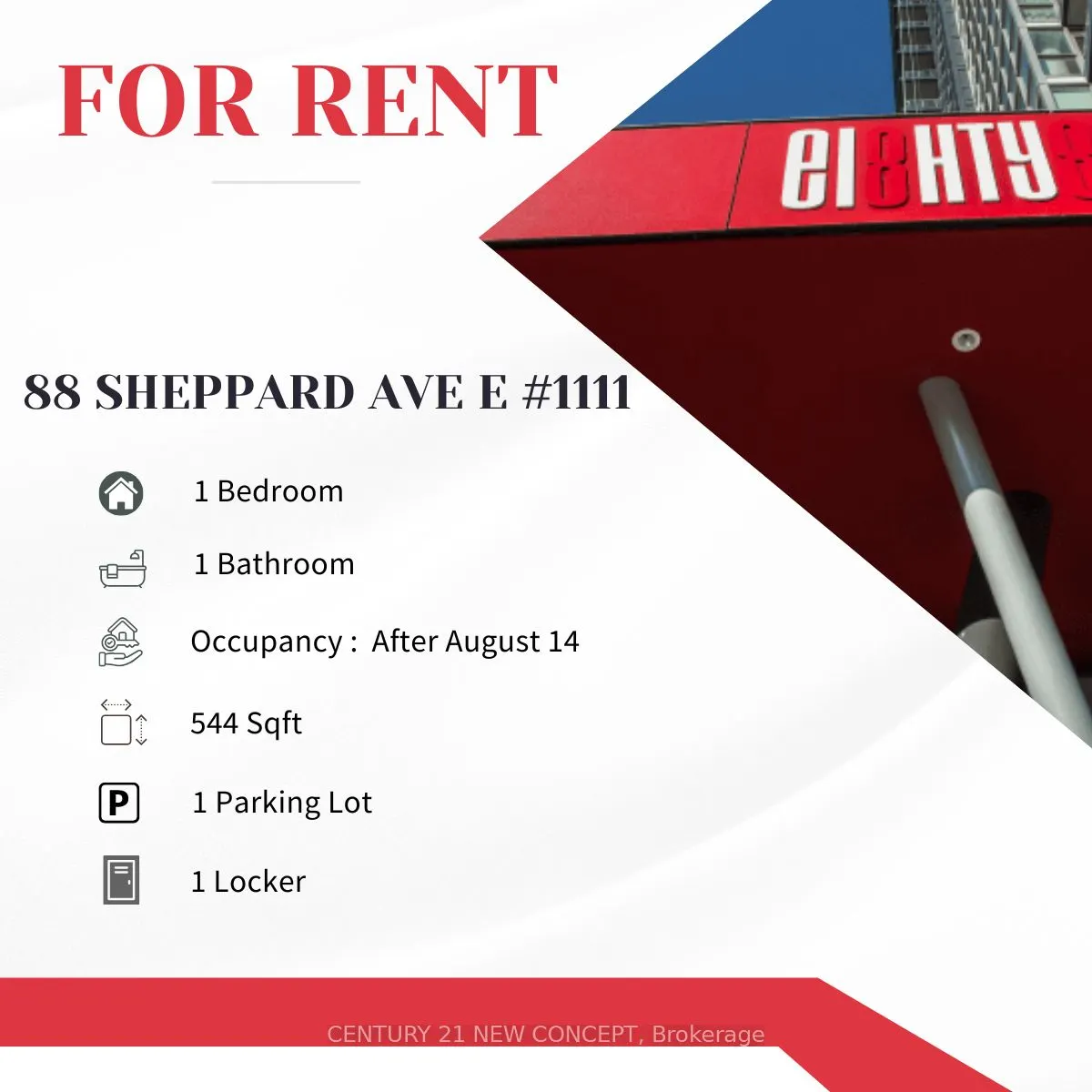 88 Sheppard Avenue E, #1111