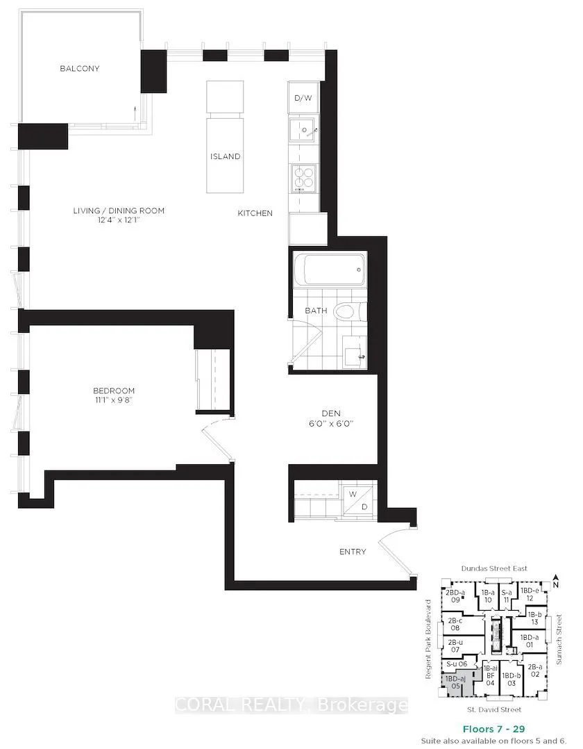 55 regent park Boulevard, #1705