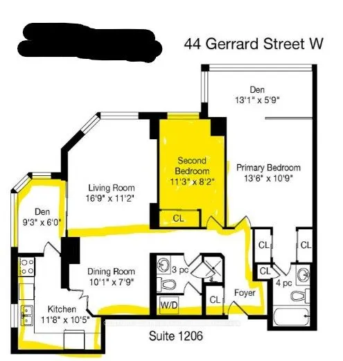 44 Gerrard Street W, #1206
