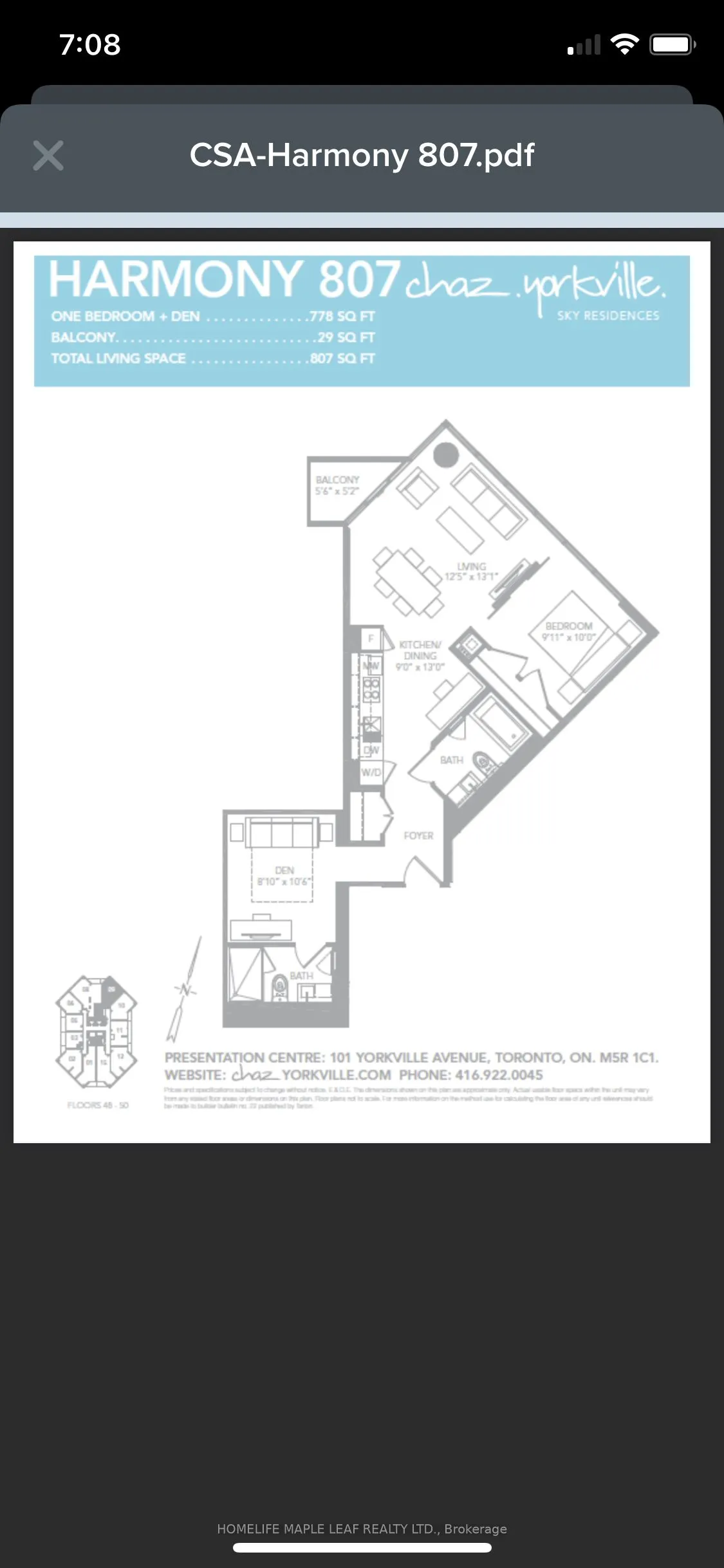 45 Charles Street E, #4909