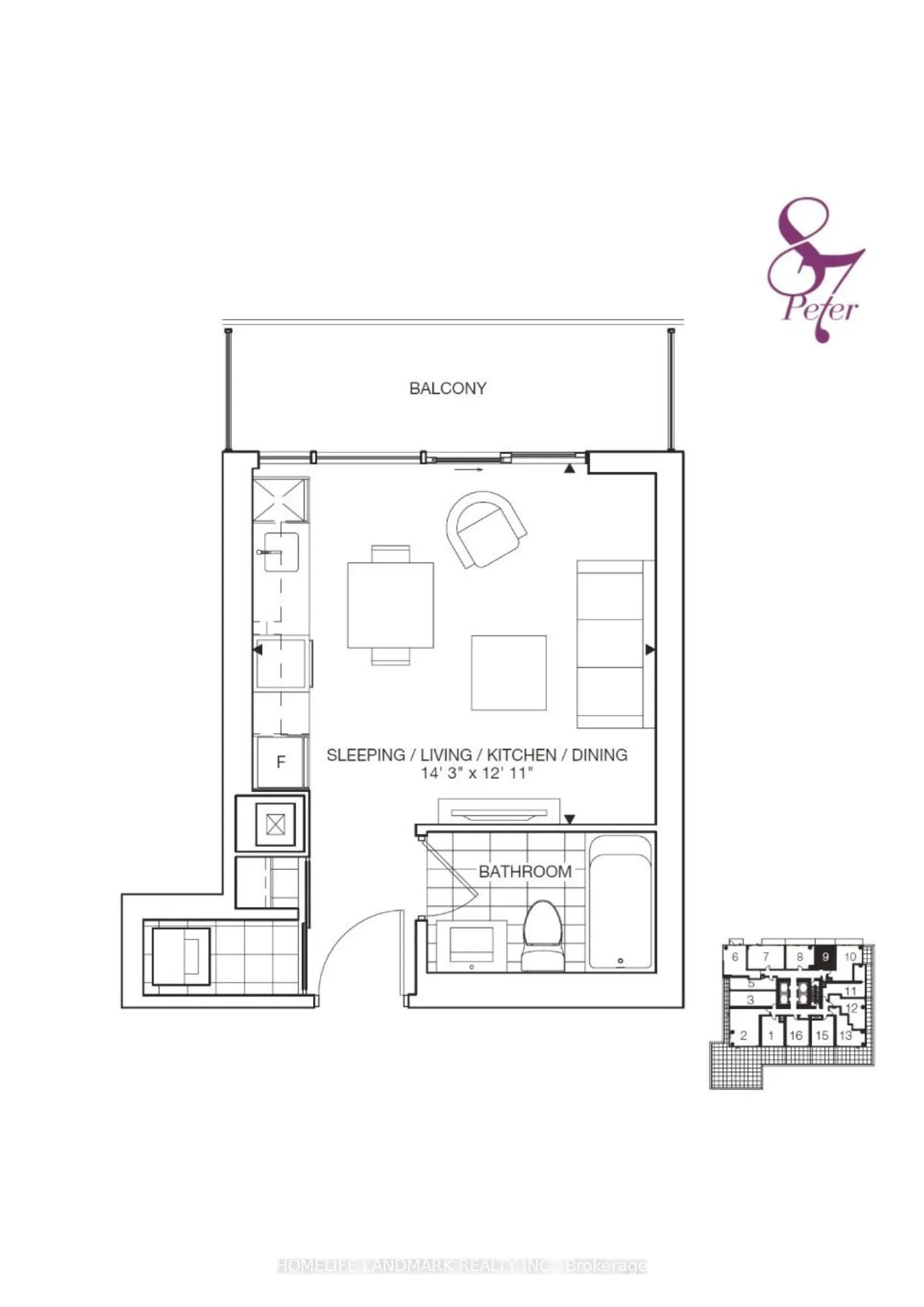 87 Peter Street, #1709