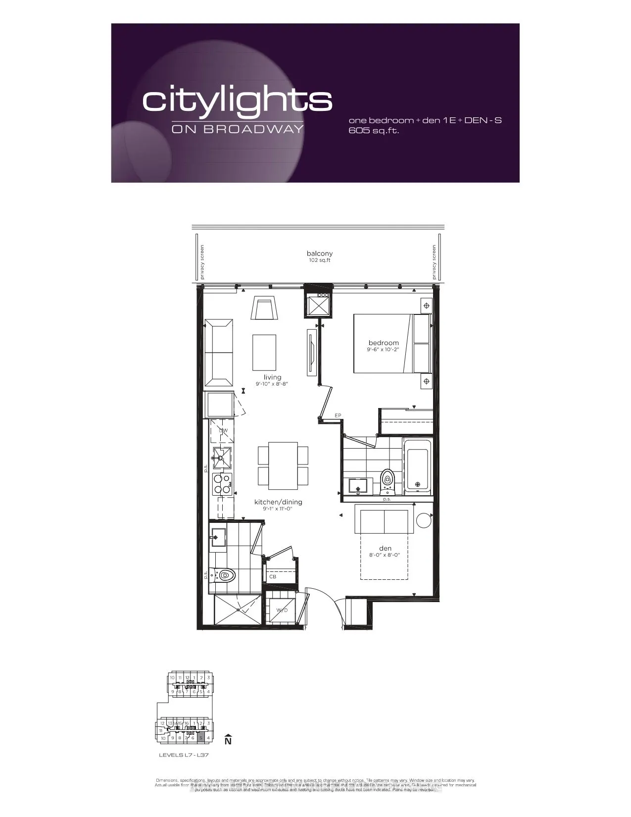 195 Redpath Avenue, #3605