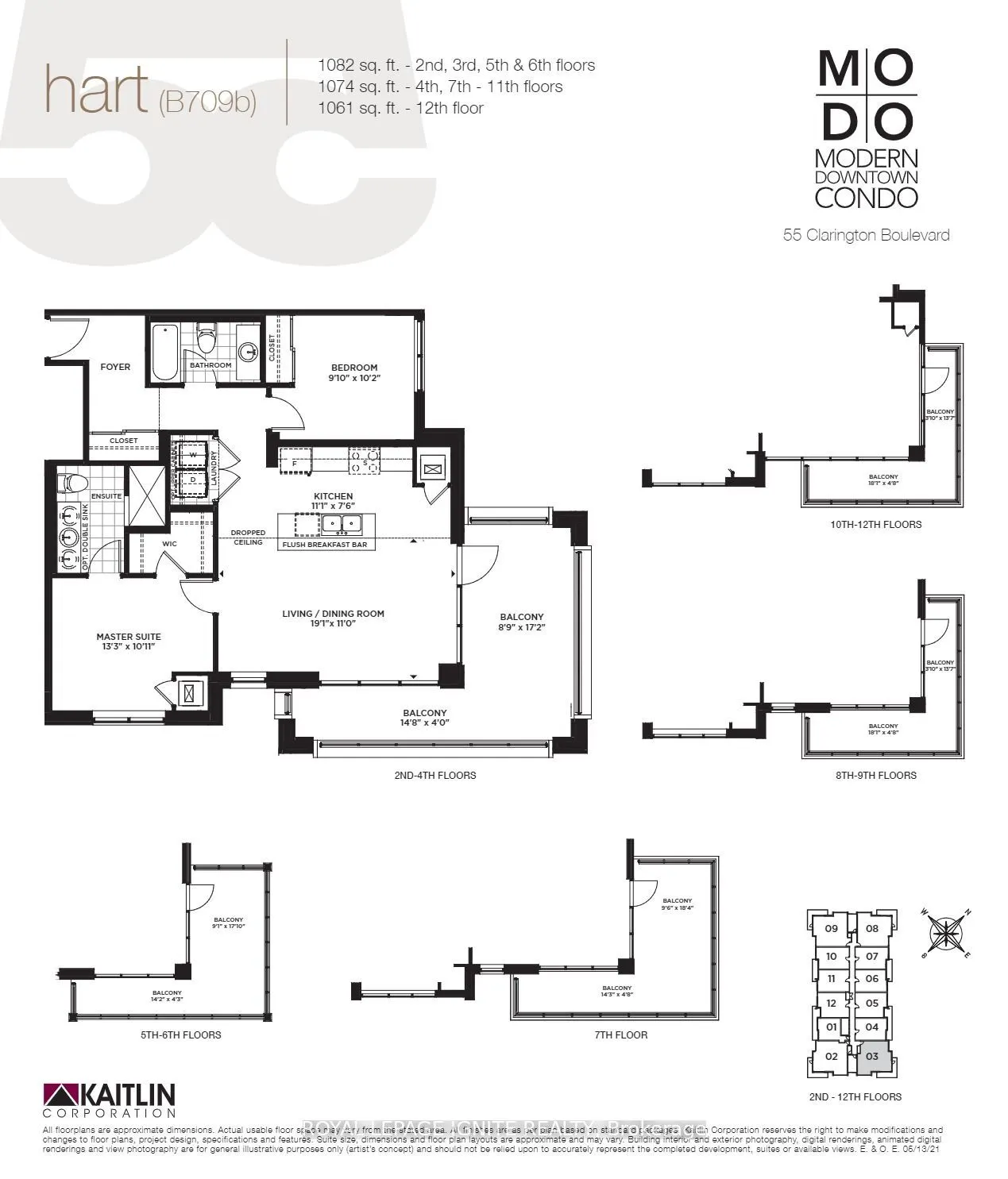 55 Clarington Boulevard, #1103