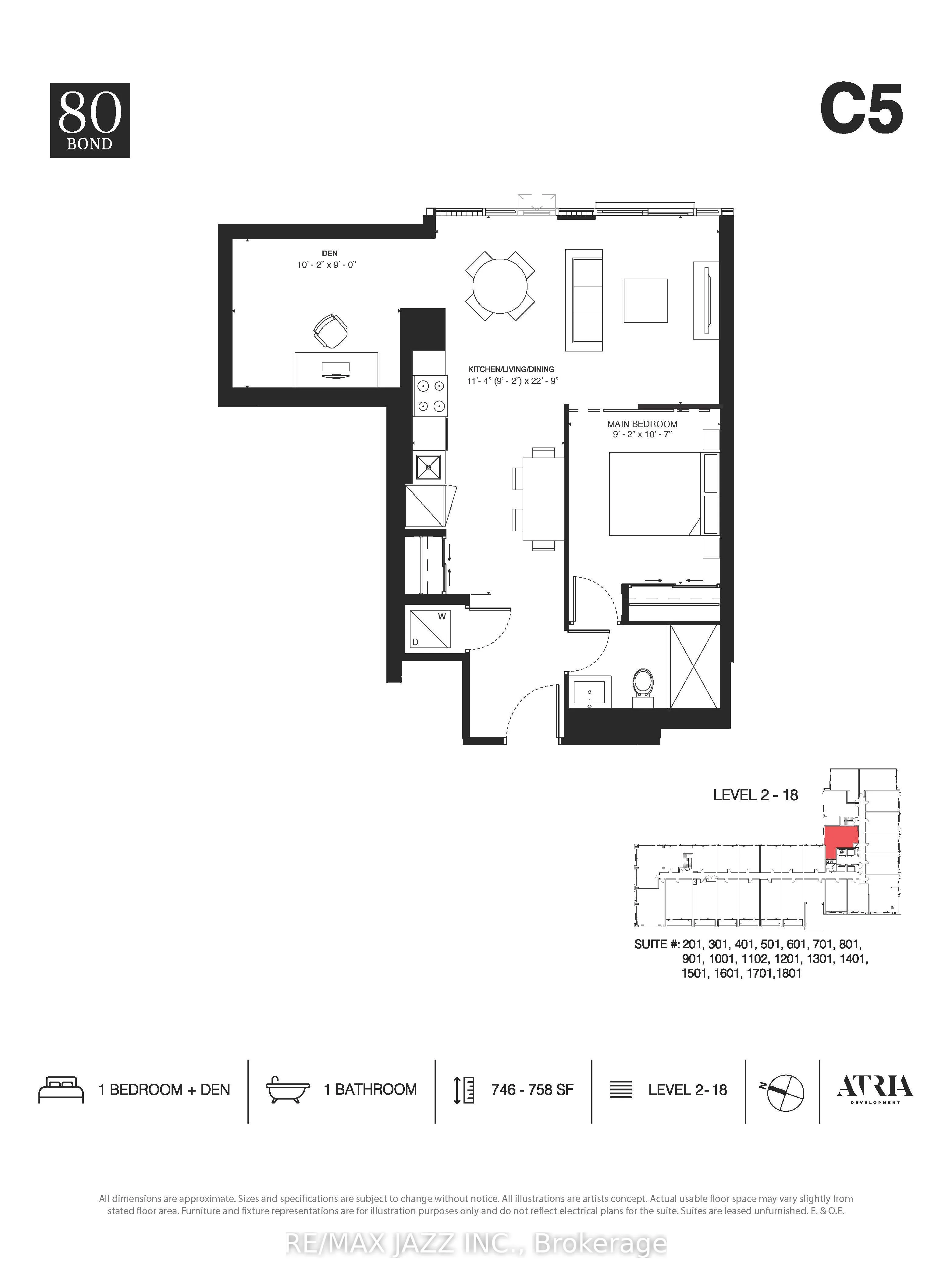 80 Bond Street E, #1601