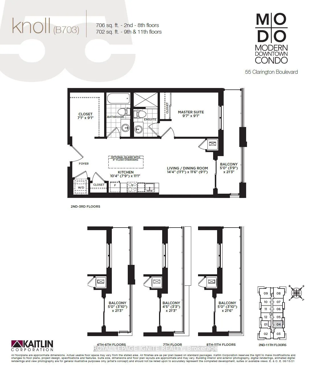55 Clarington Boulevard, #504