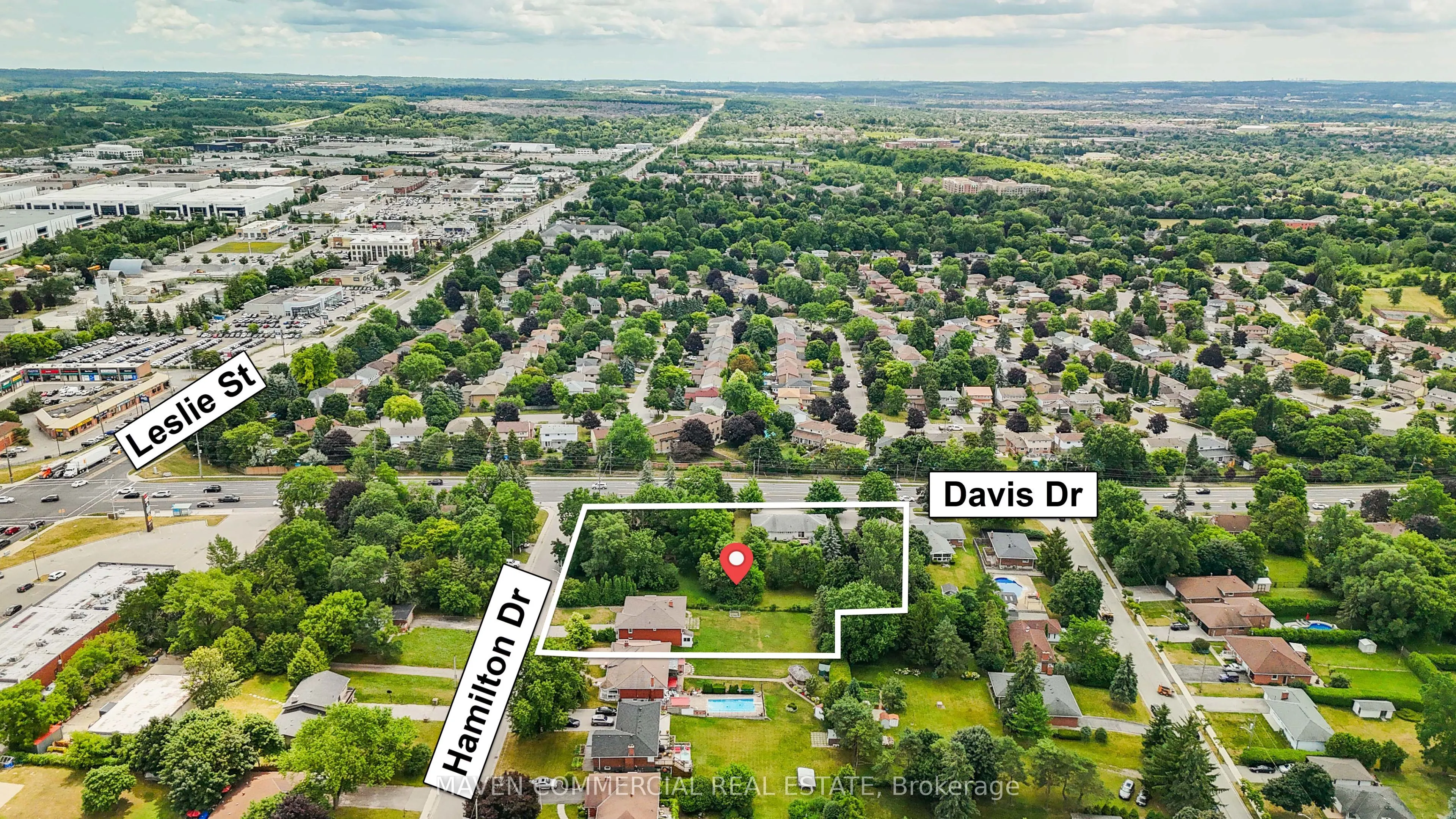 1015, 1025, 1029 Davis and 22 Hamilton Drive