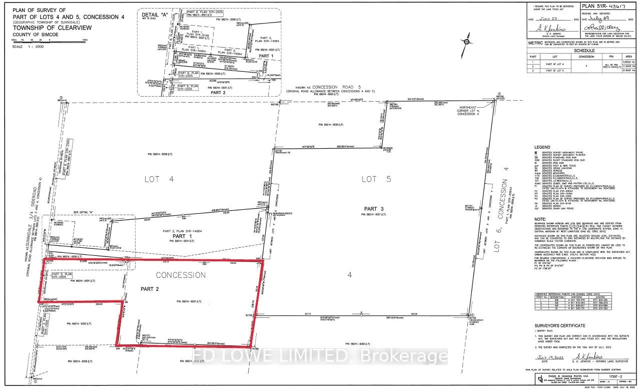 2745 3/4 SUNNIDALE SIDEROAD