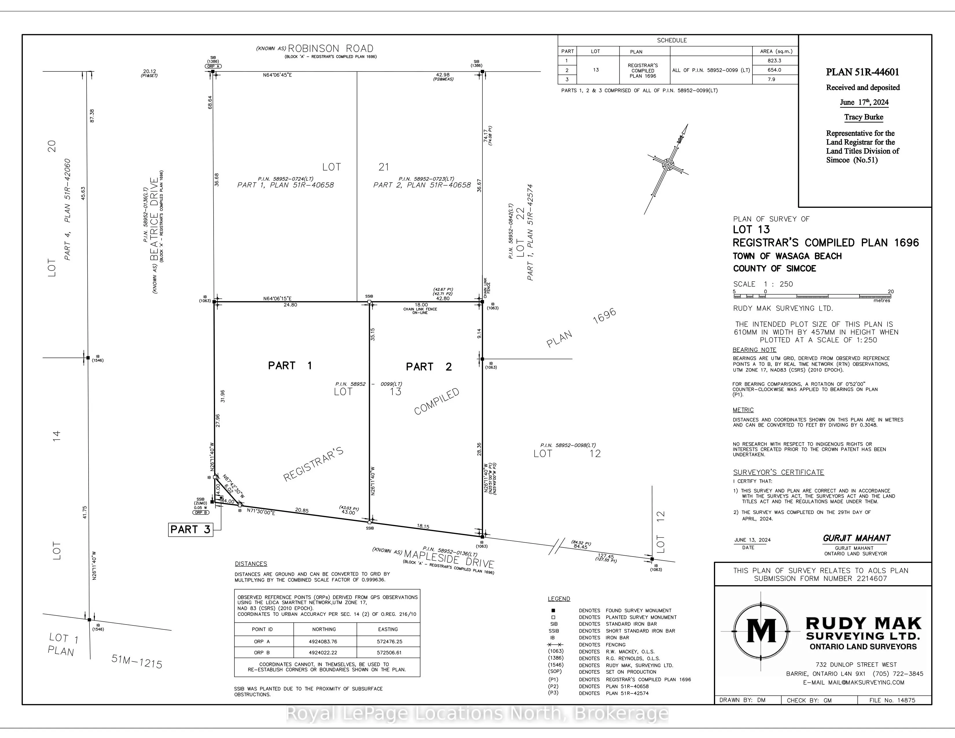 13 PT 1 Mapleside Drive