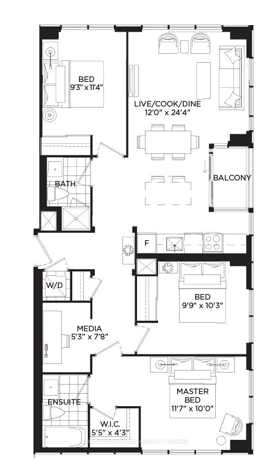 270 Dufferin Street, #1103